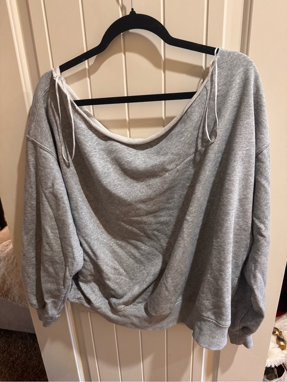 Fabletics Year Round Off Shoulder Terry Sweatshirt